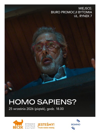 Plakat wydarzenia:  BCKino – Homo sapiens? 