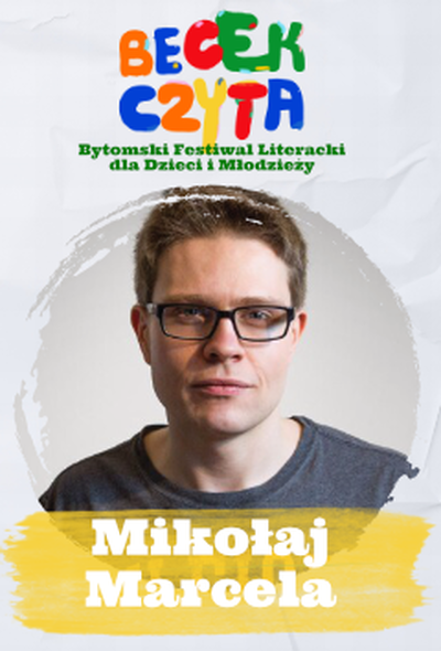 Plakat wydarzenia:  BECEK CZYTA – Dyskusja: Mikołaj Marcela 