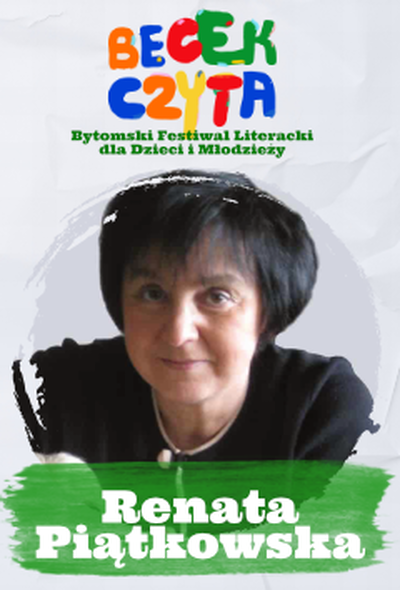 Plakat wydarzenia:  BECEK CZYTA – Spotkanie autorskie: Renata Piątkowska 