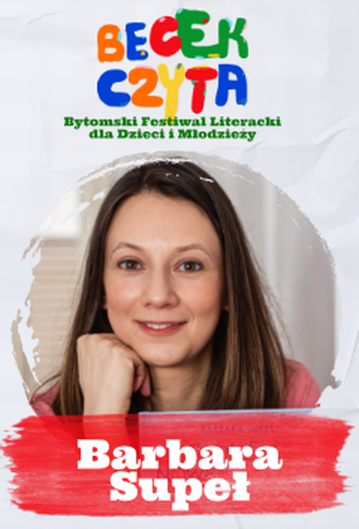 Plakat wydarzenia:  BECEK CZYTA – Spotkanie autorskie: Barbara Supeł 