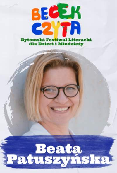 Plakat wydarzenia:  BECEK CZYTA – Spacer połączony z warsztatem: Beata Patuszyńska 