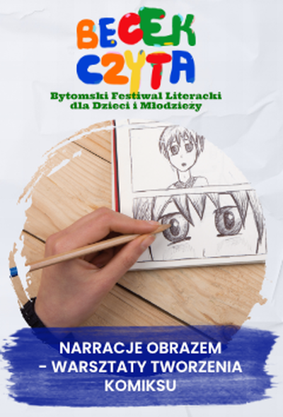 Plakat wydarzenia:  BECEK CZYTA – Warsztaty: Anna Kałuszka 