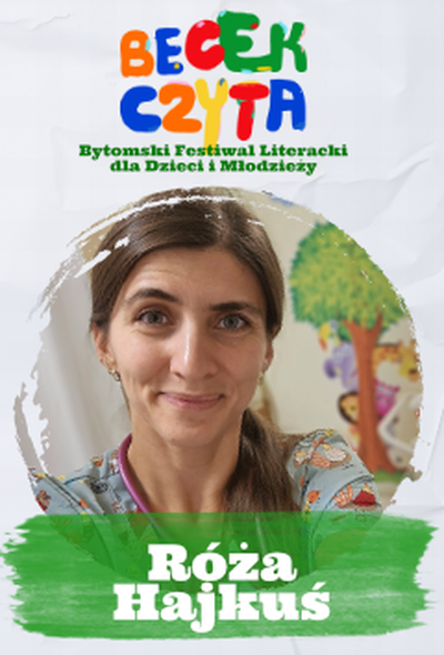 Plakat wydarzenia:  BECEK CZYTA – Warsztaty: Róża Hajkuś 